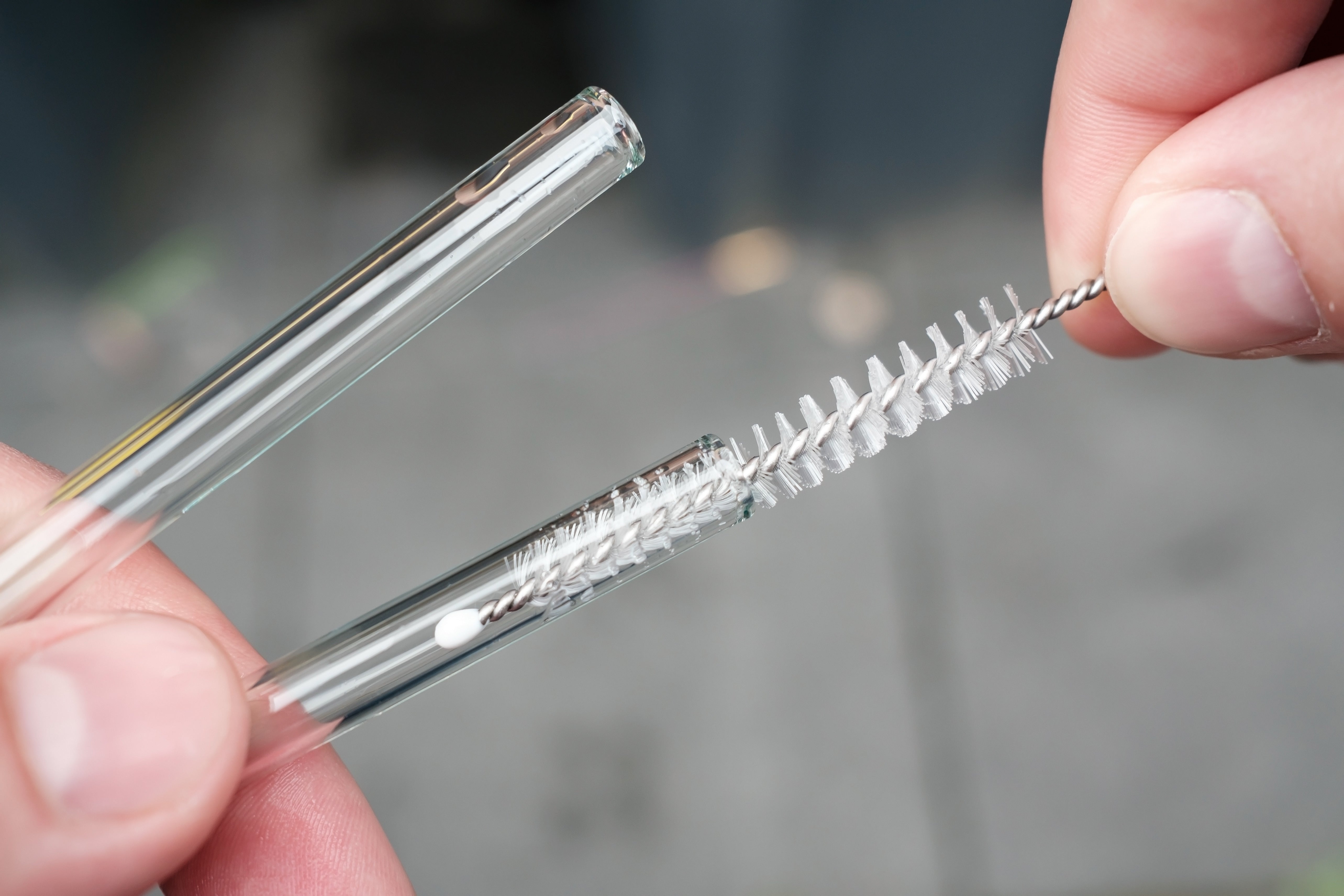 cleaning brush for glass straw